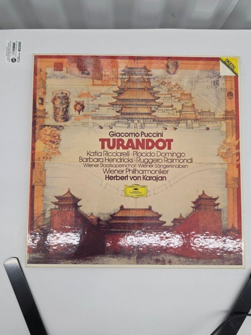 Puccini – Turandot LP Record 1981 Deutsche Grammophon Classical 33 RPM